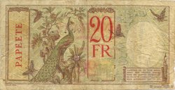 20 Francs TAHITI  1928 P.12d pr.TB