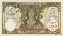 100 Francs TAHITI  1961 P.14ds pr.NEUF