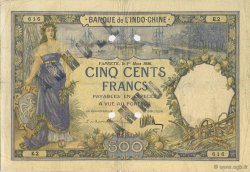 500 Francs TAHITI  1926 P.13as TTB
