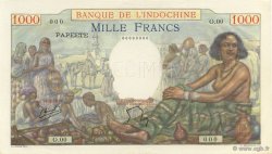 1000 Francs TAHITI  1954 P.15bs pr.NEUF