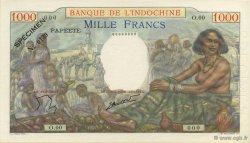 1000 Francs TAHITI  1957 P.15cs NEUF