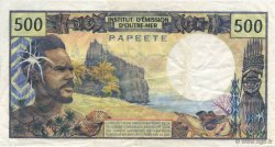 500 Francs TAHITI  1982 P.25B fVZ