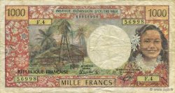 1000 Francs TAHITI  1982 P.27c TB