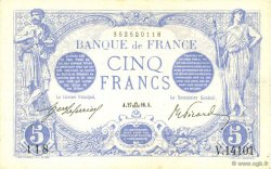5 Francs BLEU FRANCE  1916 F.02.43 pr.NEUF