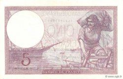 5 Francs FEMME CASQUÉE modifié FRANCE  1939 F.04.13 NEUF