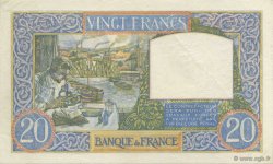 20 Francs TRAVAIL ET SCIENCE FRANCE  1939 F.12.01Sp pr.SPL