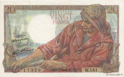 20 Francs PÊCHEUR FRANCE  1945 F.13.10 SPL+