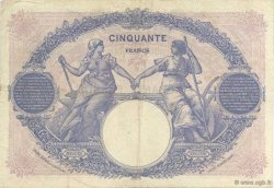50 Francs BLEU ET ROSE FRANCE  1925 F.14.38 pr.TTB