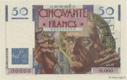50 Francs LE VERRIER FRANCE  1946 F.20.01Sp pr.NEUF