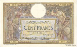 100 Francs LUC OLIVIER MERSON sans LOM FRANKREICH  1914 F.23.06 SS to VZ