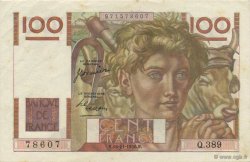 100 Francs JEUNE PAYSAN FRANCE  1950 F.28.28 SUP+