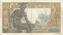 1000 Francs DÉESSE DÉMÉTER FRANCE  1942 F.40.01 pr.TTB