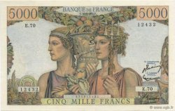 5000 Francs TERRE ET MER FRANCE  1951 F.48.05 SPL+