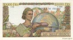 10000 Francs GÉNIE FRANÇAIS FRANCE  1954 F.50.71 SUP à SPL