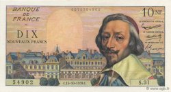 10 Nouveaux Francs RICHELIEU FRANCE  1959 F.57.03 NEUF