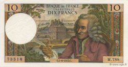 10 Francs VOLTAIRE FRANCE  1972 F.62.57 SPL