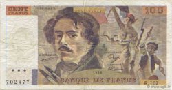 100 Francs DELACROIX modifié FRANCE  1988 F.69.10 TB