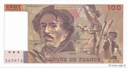 100 Francs DELACROIX 442-1 & 442-2 FRANCE  1995 F.69ter.02a