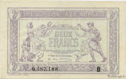 2 Francs TRÉSORERIE AUX ARMÉES FRANCE  1917 VF.05.02 SPL