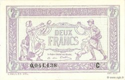 2 Francs TRÉSORERIE AUX ARMÉES FRANCE  1917 VF.05.03 pr.NEUF