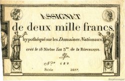 2000 Francs FRANCE  1795 Ass.51a SUP
