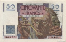 50 Francs LE VERRIER FRANCE  1949 F.20.13 pr.SUP