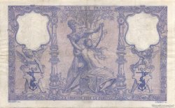 100 Francs BLEU ET ROSE FRANCE  1909 F.21.24 pr.TTB