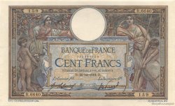100 Francs LUC OLIVIER MERSON sans LOM FRANCE  1919 F.23.11 SUP à SPL