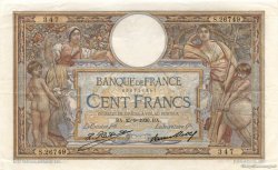 100 Francs LUC OLIVIER MERSON grands cartouches FRANKREICH  1930 F.24.09 VZ