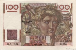 100 Francs JEUNE PAYSAN filigrane inversé FRANCE  1953 F.28bis.02 pr.NEUF