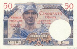 50 Francs Trésor Français FRANCIA  1947 VF.31.01