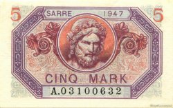 5 Mark SARRE FRANCIA  1947 VF.46.01