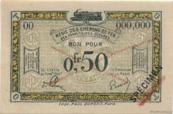 50 Centimes Spécimen FRANCE régionalisme et divers  1923 JP.135.04s