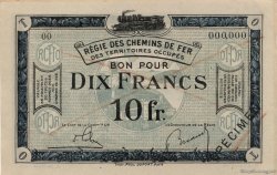 10 Francs Spécimen FRANCE régionalisme et divers  1923 JP.135.07 SPL