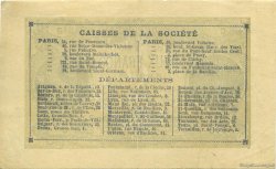 2 Francs Société Générale FRANCE régionalisme et divers  1871 - SUP+