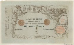 600 Francs Poitiers FRANCE  1857 F.A- SUP+