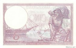 5 Francs FEMME CASQUÉE FRANCE  1923 F.03.07 SUP à SPL