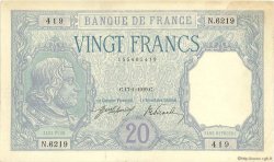20 Francs BAYARD FRANCE  1919 F.11.04 SUP
