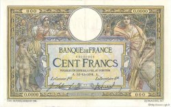 100 Francs LUC OLIVIER MERSON sans LOM FRANCE  1909 F.23.05Sp SUP