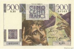 500 Francs CHATEAUBRIAND FRANCE  1945 F.34.03 SPL