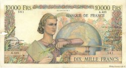 10000 Francs GÉNIE FRANÇAIS FRANCE  1947 F.50.18 pr.TTB