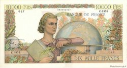 10000 Francs GÉNIE FRANÇAIS FRANCE  1952 F.50.61 pr.SUP