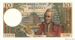 10 Francs VOLTAIRE FRANCE 1966 F.62.20