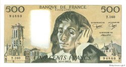 500 Francs PASCAL FRANCIA  1982 F.71.27 AU+