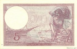 5 Francs FEMME CASQUÉE modifié FRANCE  1939 F.04.11 NEUF