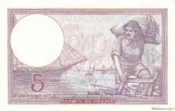 5 Francs FEMME CASQUÉE modifié FRANCE  1940 F.04.15 SPL+