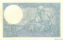 10 Francs MINERVE modifié FRANCE  1942 F.07.31 SPL
