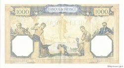 1000 Francs CÉRÈS ET MERCURE type modifié FRANCE  1937 F.38.07 SPL