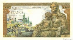 1000 Francs DÉESSE DÉMÉTER FRANCE  1942 F.40.13 pr.NEUF