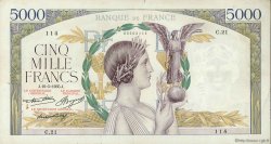 5000 Francs VICTOIRE FRANCE  1935 F.44.02 TB